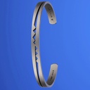 Akillis Titanium Capture Me Open Bangle Bracelet #2