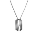 Akillis Titanium Lovetag Necklace PLT0004-NS
