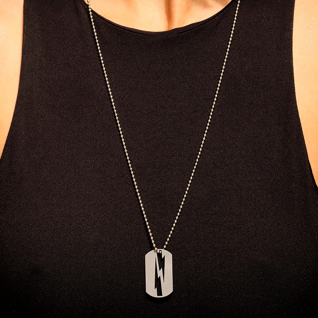 Akillis Titanium Lovetag Necklace PLT0004-NS #2