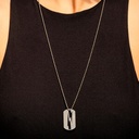 Akillis Titanium Lovetag Necklace PLT0004-NS #2