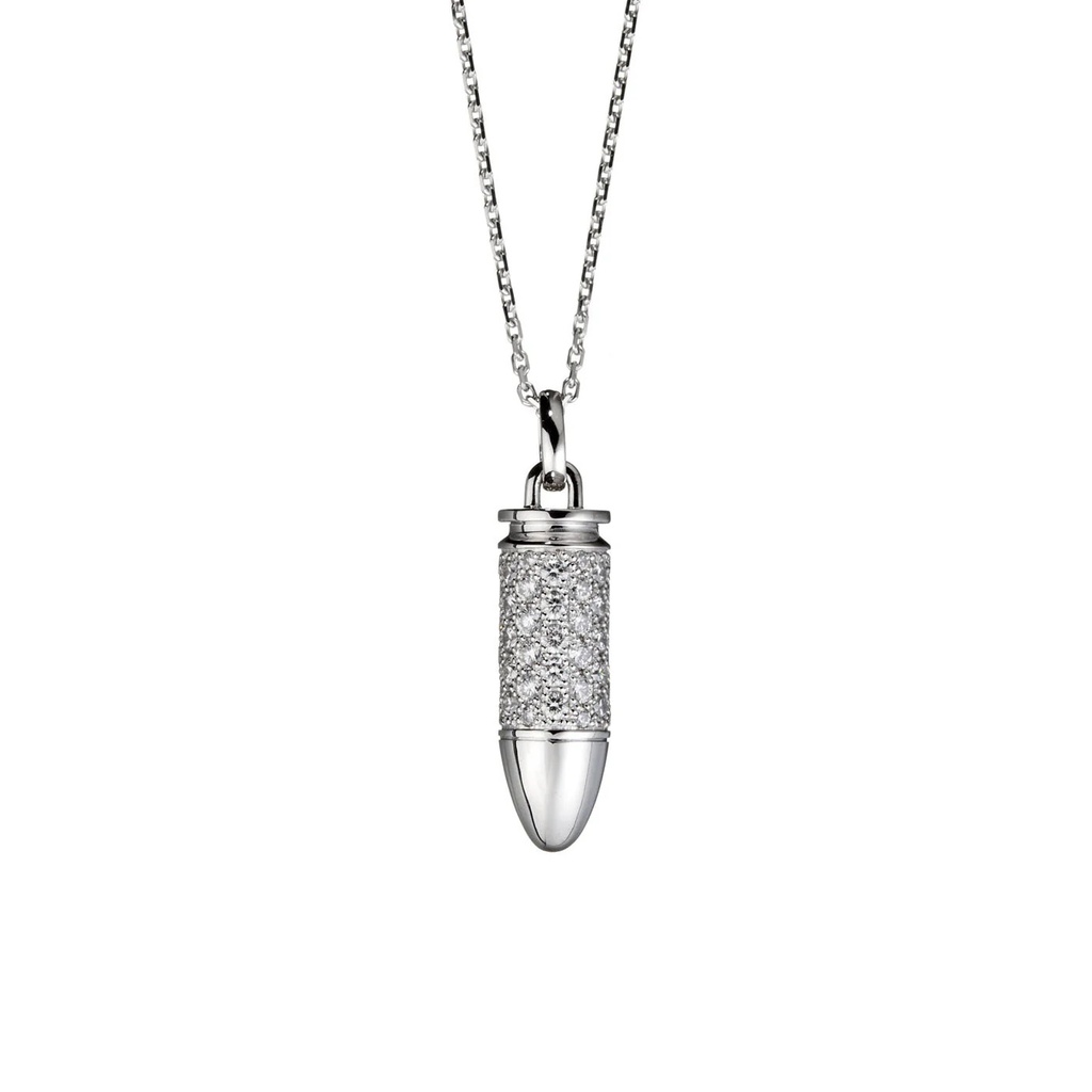 Akillis White Gold Bang Bang Diamond Necklace PBB0018-NS