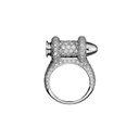 Akillis White Gold Bang Bang Diamond Ring