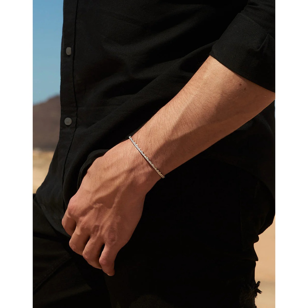 Akillis White Gold Capture Light Diamond Bracelet #2