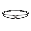 Akillis White Gold Capture Me Diamond Cord Bracelet BCA0027