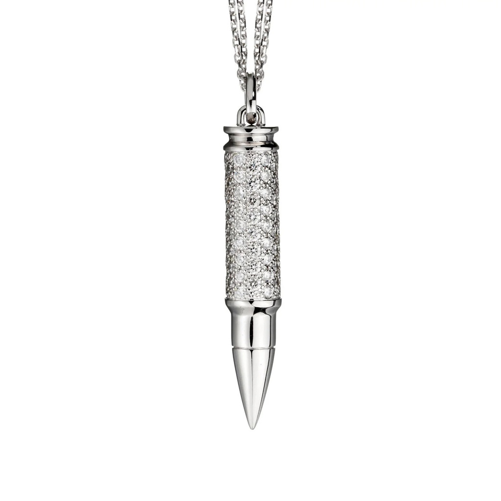 Akillis White Gold Fatal Attraction Diamond Necklace PFA0024-NS