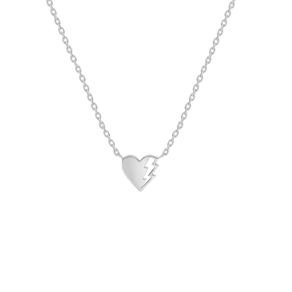 Akillis White Gold Lovetag Small Necklace NLT0003-NS