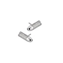 Akillis White Gold Mini Bang Bang Diamond Earrings EMB0002-NS