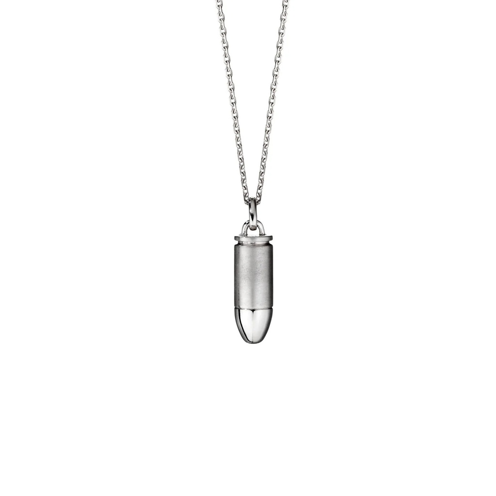 Akillis White Gold Mini Bang Bang Necklace PMB0014