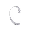 Akillis White Gold Python Diamond Earcuff Earring EPY0003-NS