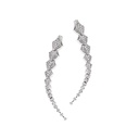 Akillis White Gold Python Diamond Earrings EPY0001-NS