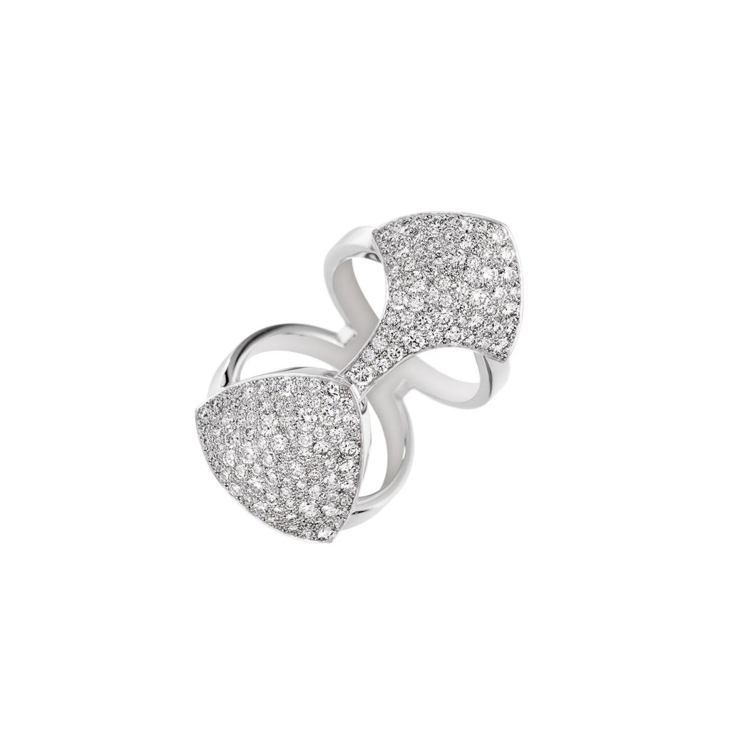 Akillis White Gold Python Diamond Ring