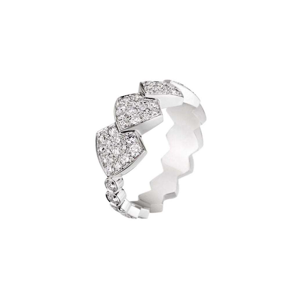 Akillis White Gold Python Diamond Ring