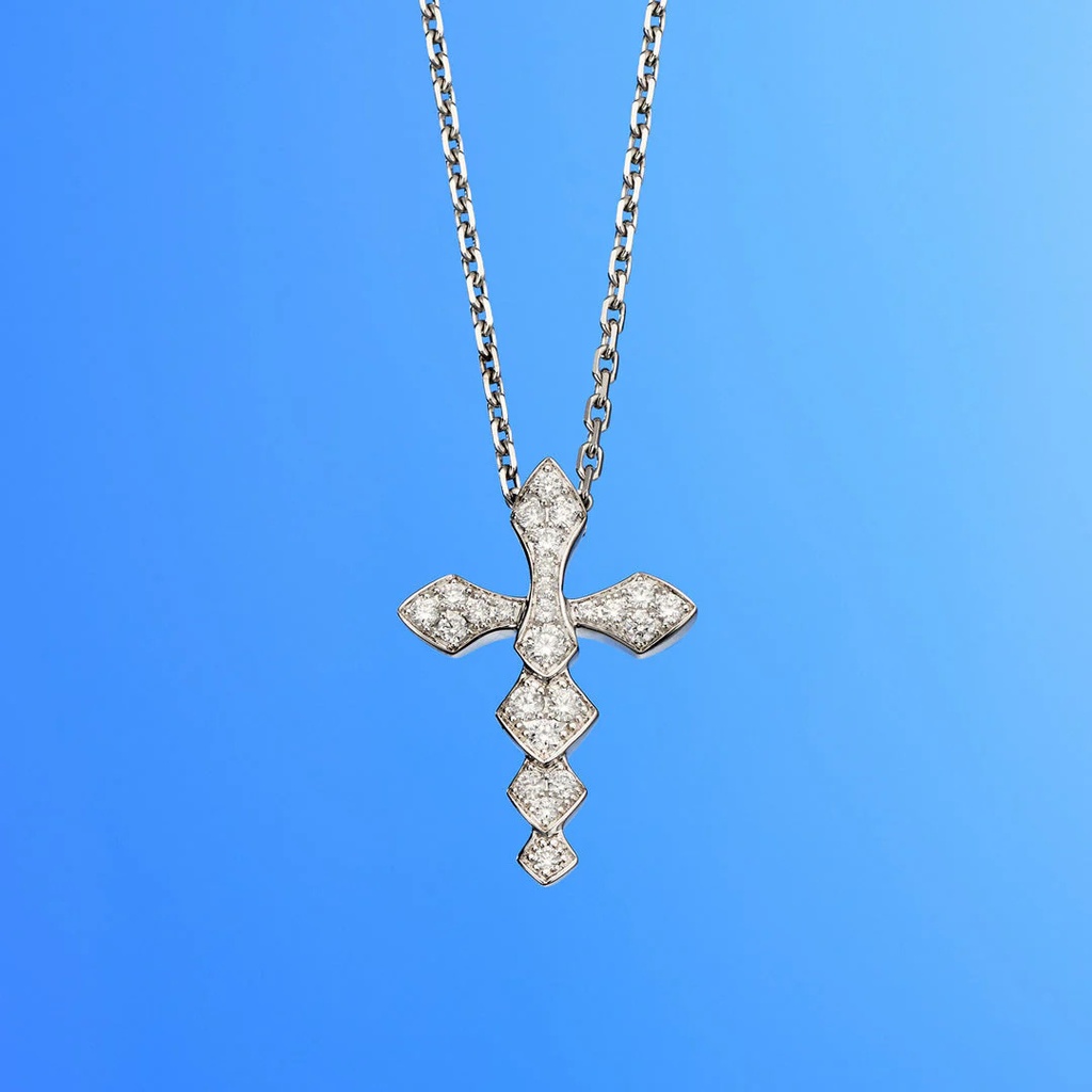Akillis White Gold Python Diamond S Necklace PPY0018-NS #4