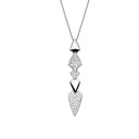 Akillis White Gold Python Diamonds Necklace PPY0024-NS