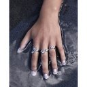 Akillis White Gold Spread Your Wings Topaze Diamond Ring #2