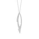 Akillis White Gold Tattoo Diamond Necklace PTA0004-NS