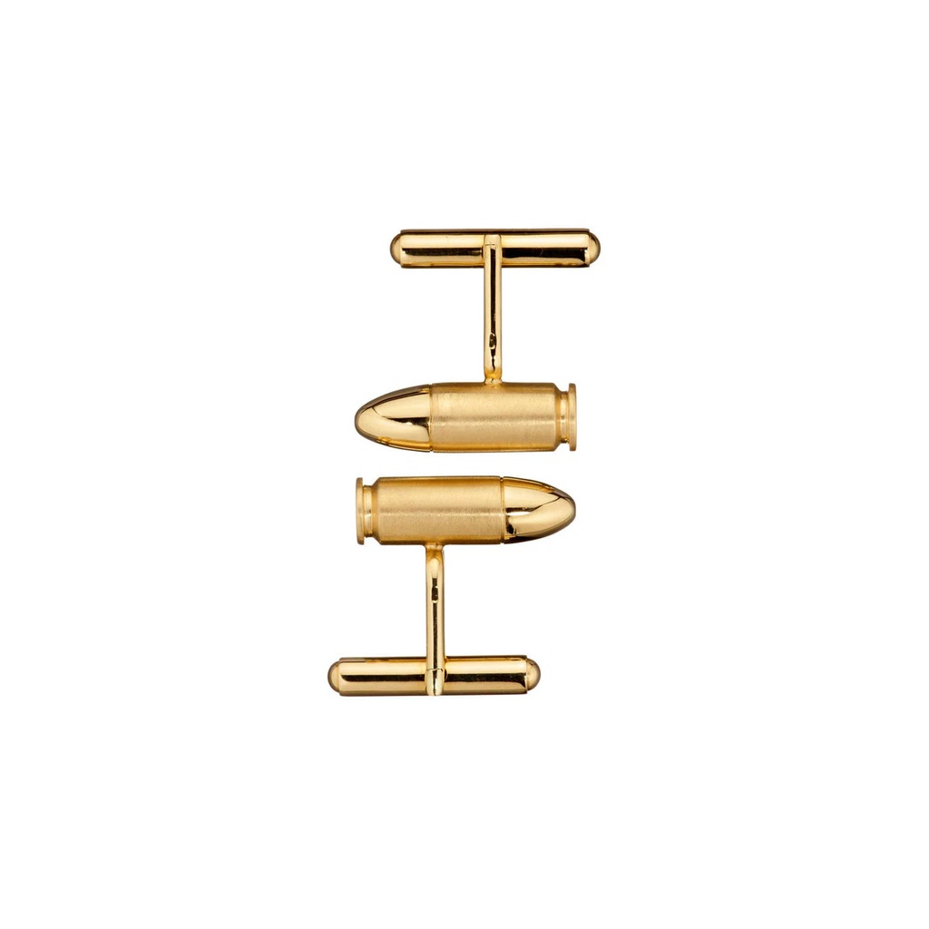 Akillis Yellow Gold Bang Bang Cufflinks CBB0004-NS
