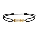 Akillis Yellow Gold Bang Bang Diamond Cord Bracelet BBB0019-NS
