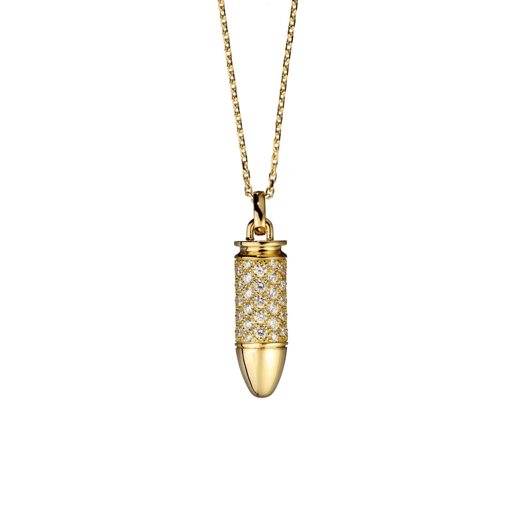 Akillis Yellow Gold Bang Bang Diamond Necklace PBB0021-NS