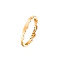 Akillis Yellow Gold Capture Light Ring