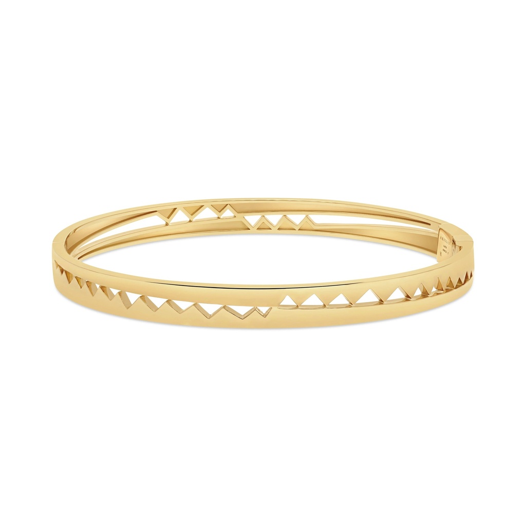 Akillis Yellow Gold Capture Me Bangle Bracelet