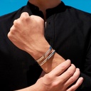 Akillis Yellow Gold Capture Me Bangle Bracelet #3