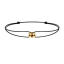 Akillis Yellow Gold Capture Me Cord Bracelet S BCA0052-NS