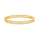 Akillis Yellow Gold Capture Me Diamond Bangle Bracelet