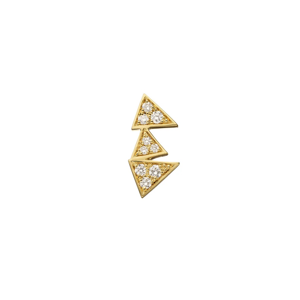 Akillis Yellow Gold Capture Me Diamonds Earring ECA0038-NS