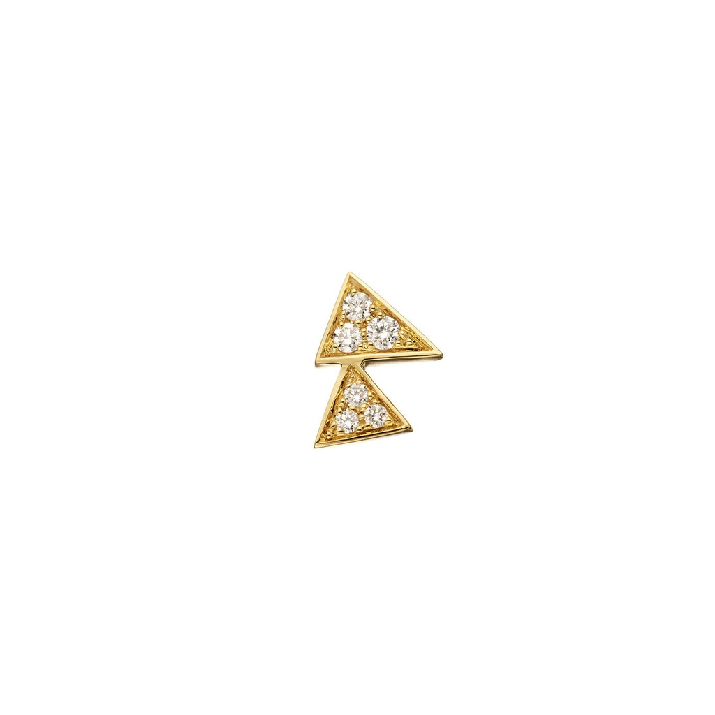 Akillis Yellow Gold Capture Me Diamonds Earring ECA0029-NS