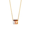 Akillis Yellow Gold Capture Trilogy Necklace PCA0007-NS