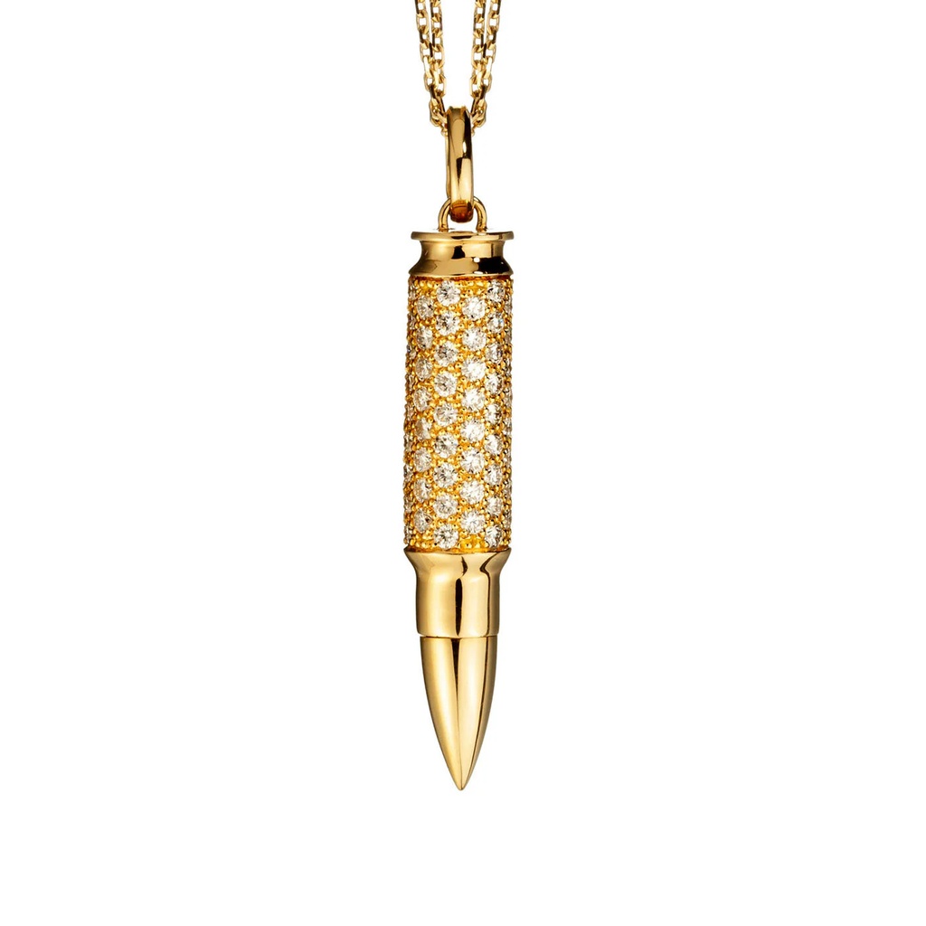 Akillis Yellow Gold Fatal Attraction Diamond Necklace PFA0027-NS
