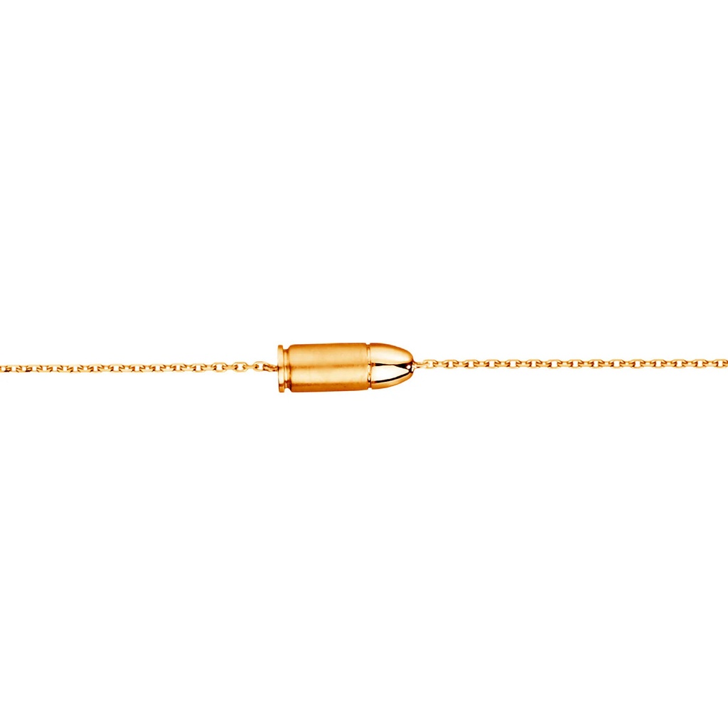 Akillis Yellow Gold Mini Bang Bang Chain Bracelet BMB0004