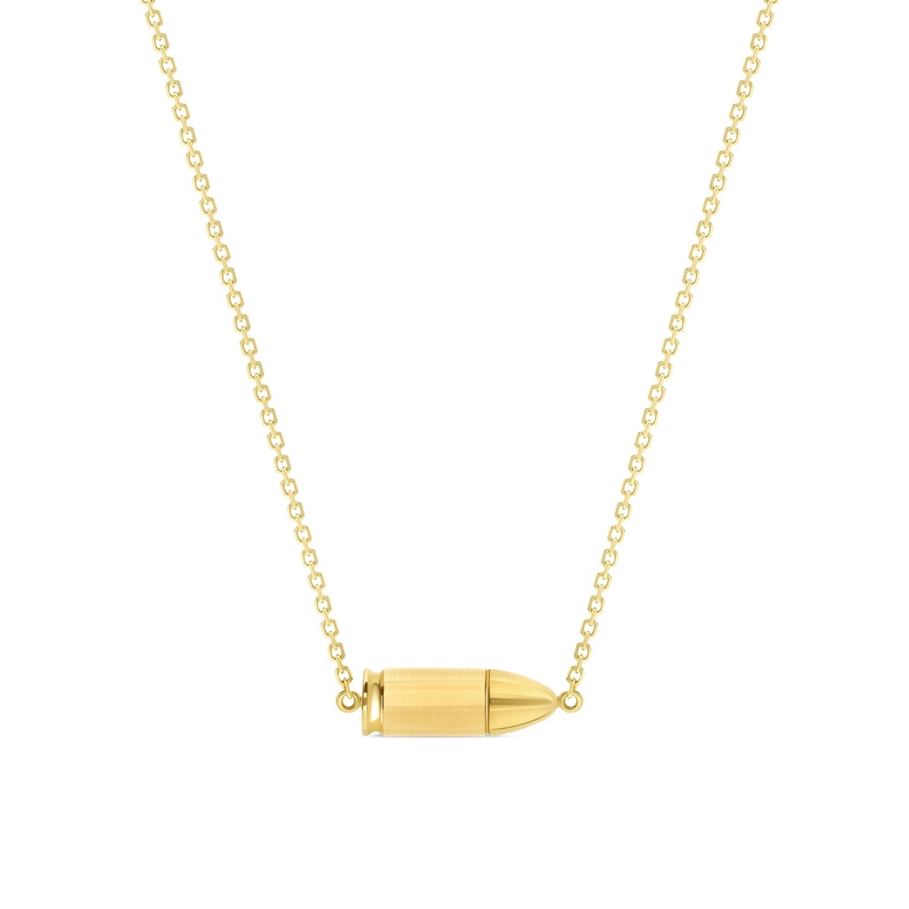 Akillis Yellow Gold Mini Bang Bang Necklace PMB0017-NS