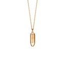 Akillis Yellow Gold Mini Bang Bang Necklace PMB0010-NS