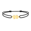 Akillis Yellow Gold Puzzle Cord Bracelet BPZ0035-NS