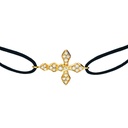 Akillis Yellow Gold Python Diamonds Cord Bracelet BPY0026-NS-15cm #2