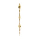 Akillis Yellow Gold Python Diamonds Earring EPY0035-NS