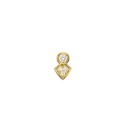 Akillis Yellow Gold Python Diamonds Earring EPY0030-NS