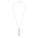 Akillis Yellow Gold Python Diamonds Necklace PPY0023-NS #2