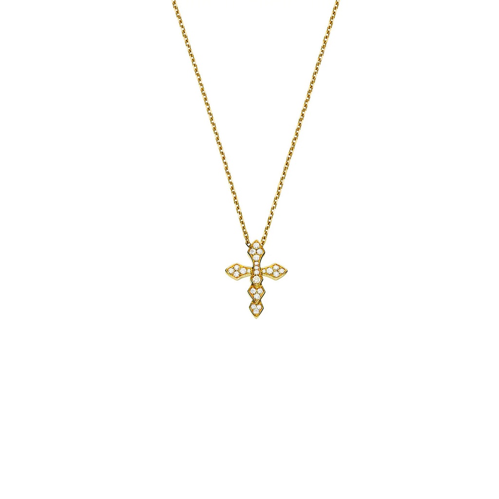 Akillis Yellow Gold Python Diamonds S Necklace PPY0025-NS #2