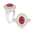 Andreoli Amóre Diamond And Ruby Ring R627 #2