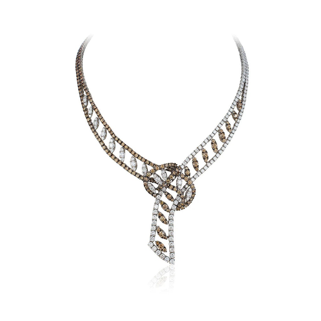 Andreoli Bella Donna Diamond Knot Necklace N1474