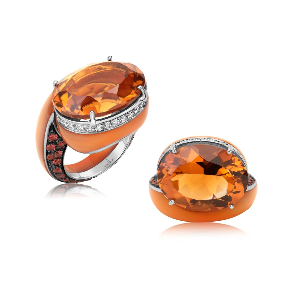 Andreoli Citrine Ring R4419 #2