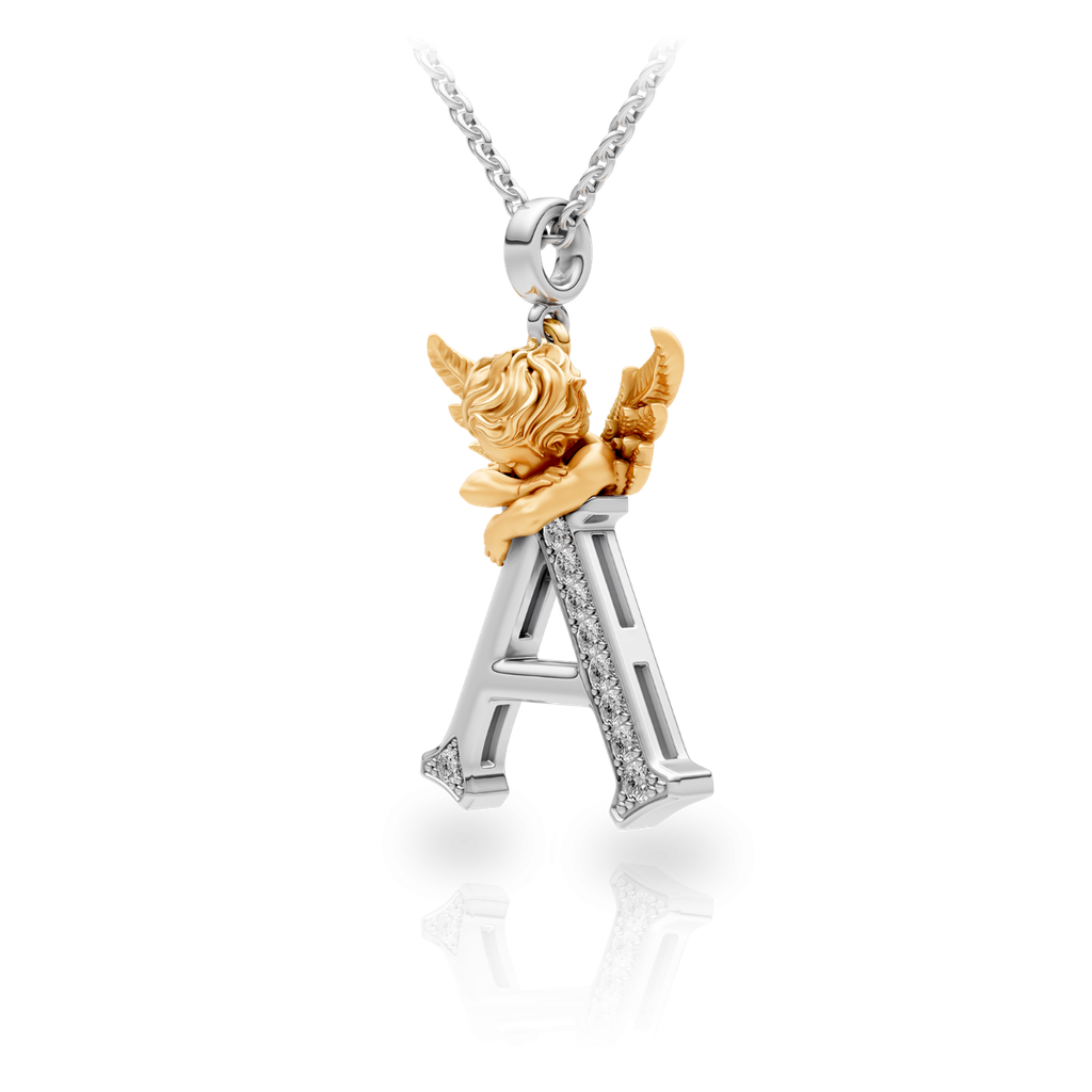 Pendant My Angel A with Diamonds 0058.3 #1