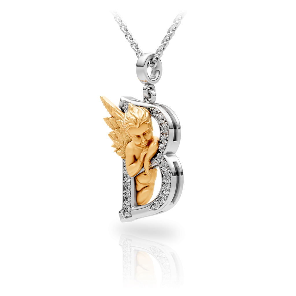 Pendant My Angel B with Diamonds 0059.3 #1