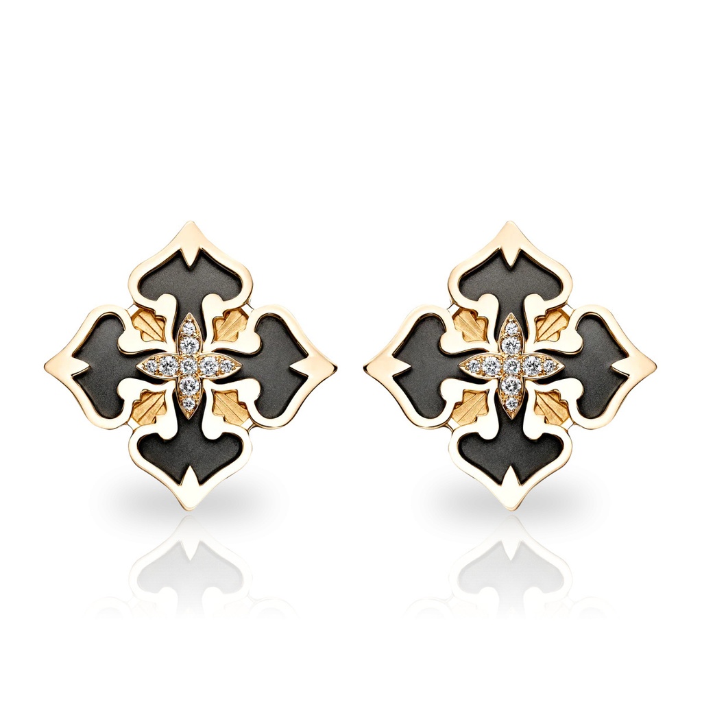 Carrera y Carrera Earrings Bohemia Black 0180.1