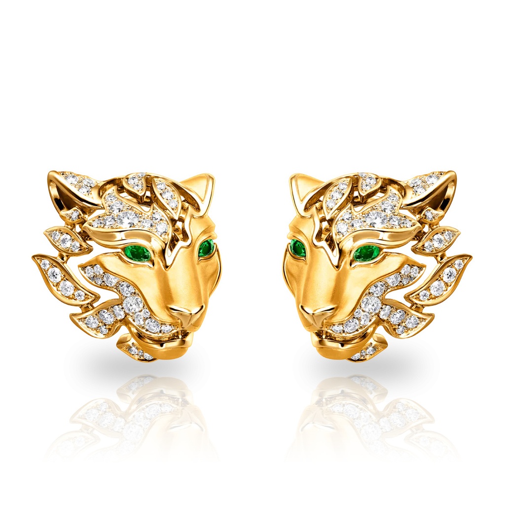 Carrera y Carrera Earrings Irbis Pave 0228.1