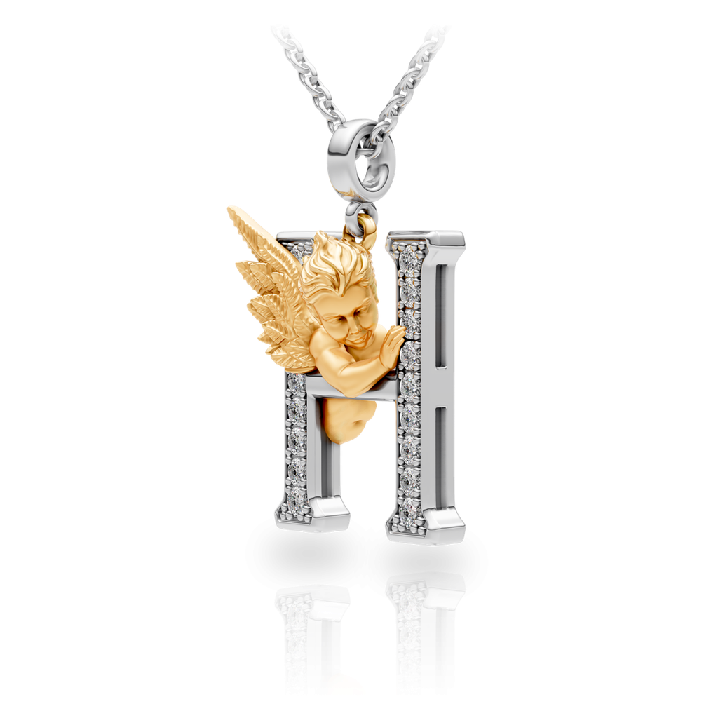 Pendant My Angel H with Diamonds 0065.3 #1