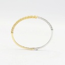 Frost Fratelli Fancy Yellow & White Diamond Bangle FB-1419 #2